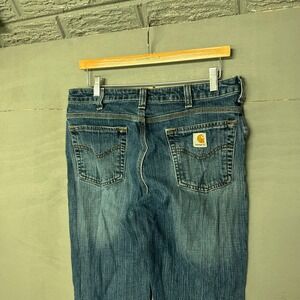 Carhartt Women Jeans Denim Blue Bootcut Size 10x30